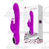 Vibrador con estimulador de 12 funciones y 7 rotaciones. Carga USB